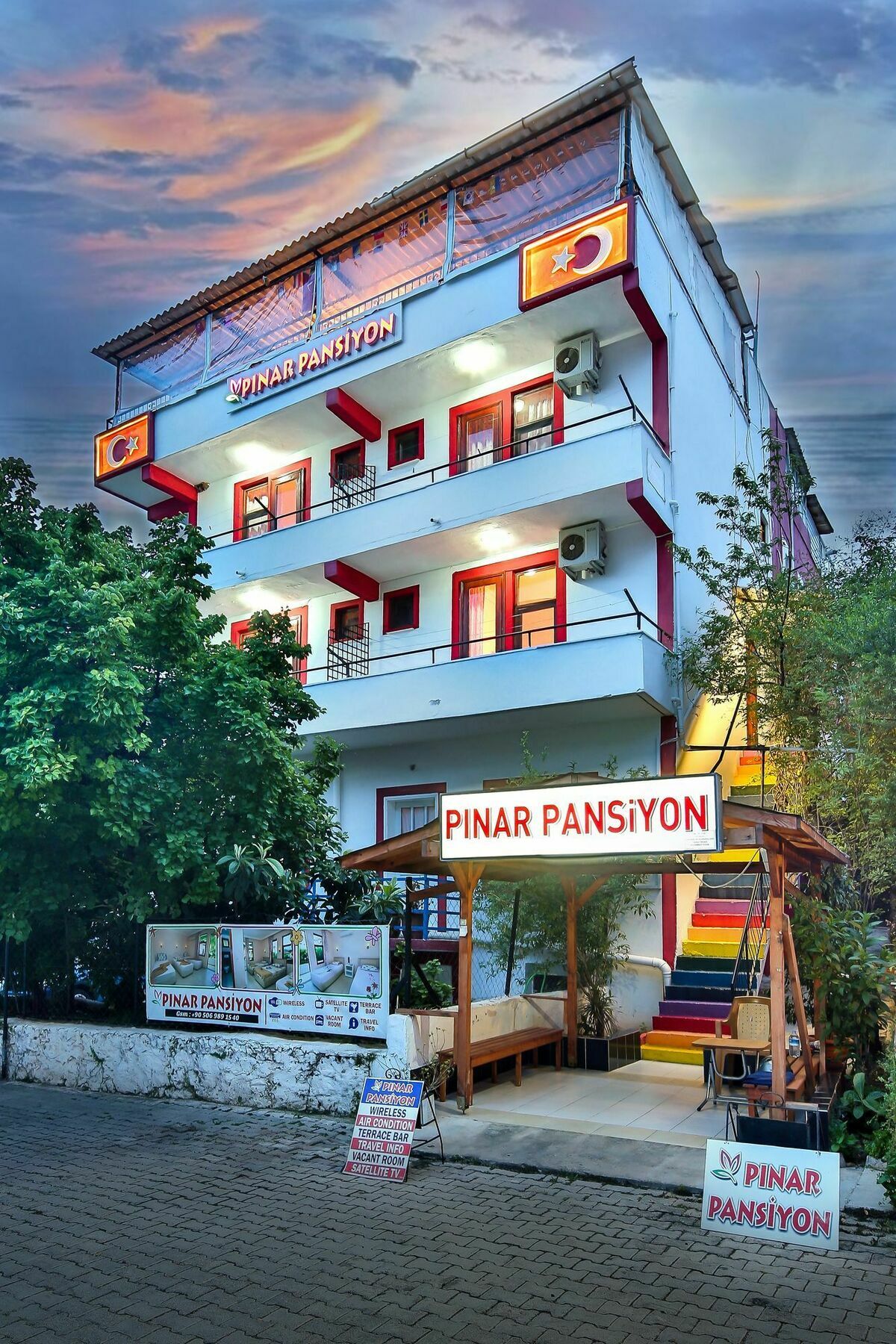 Pinar Pansiyon Kas Bagian luar foto